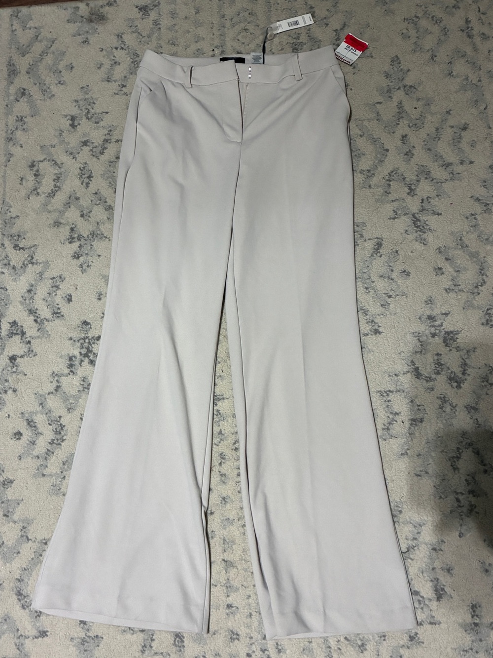 Women's Wide Leg Dress Pants - Light Taupe